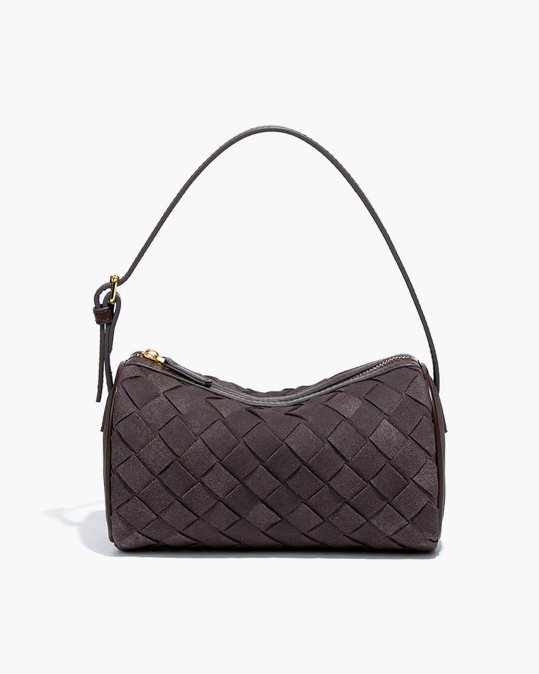 Jessica Woven Suede Bag