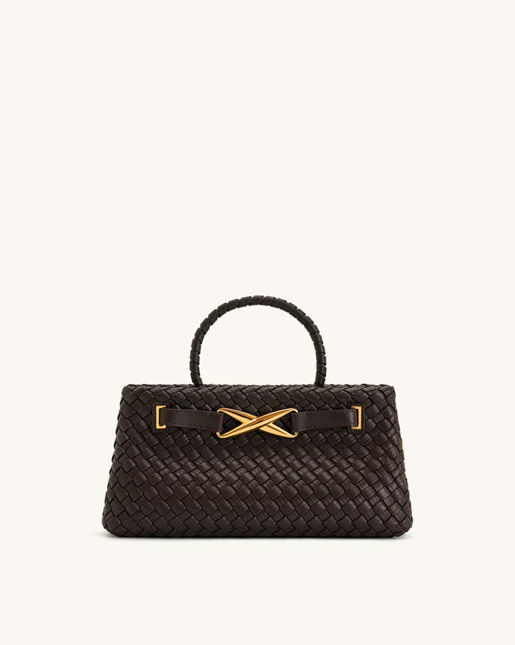 Vienna™ Woven Bag – Structured Elegance with Timeless Detail