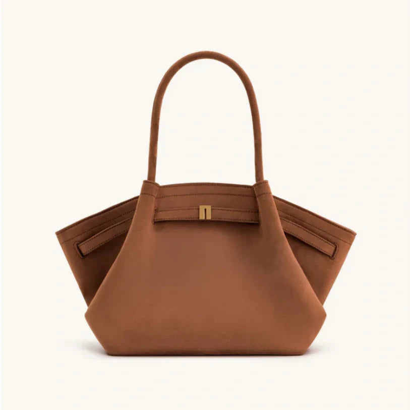 Henna™ Maxi Suede Tote Bag – Spacious Elegance with Timeless Style